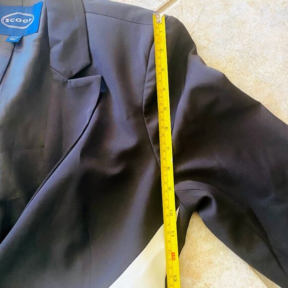 Scoop Women's Color Block Blazer Size Large 12-14 - Picture 9 of 9